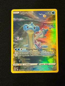 Pokemon TCG Lapras GG05/GG70 Holo Crown Zenith Galarian Gallery NM - Image 1