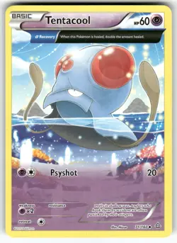 Tentacool (Alpha) XY - Primal Clash Uncommon Pokemon Lightly played - Image 1