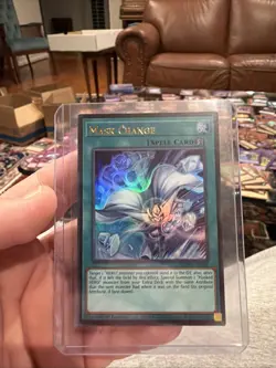 Yugioh! 1x Mask Change MZMU-EN071 Ultra Rare 1st Ed NM - Image 1