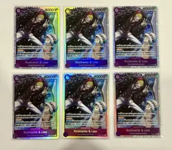 One Piece EB04-038 Rosiante & Law SR 6 Cards Lot - Image 1