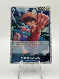 Monkey.D.Luffy P-055 (Jolly Roger Foil) - Premium Booster (PRB-01) - One Piece - Image 1