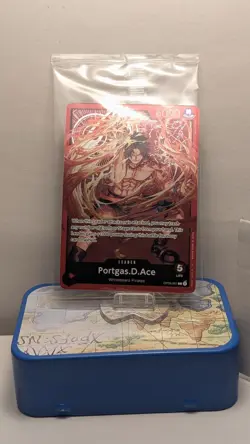 PORTGAS D ACE One Piece OP03-001 Leader SEALED PROMO Special Goods Set - US - Image 5