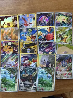 Pokemon TCG LOT 19 Full Art Cards Trainer Gallery Gimmighoul Latias Minior - Image 1