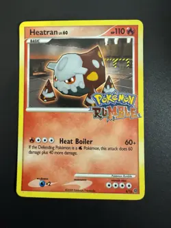 Pokemon Rumble Heatran LV 60 TCG Card 2009 Holo Stamped 4/16 - Image 1