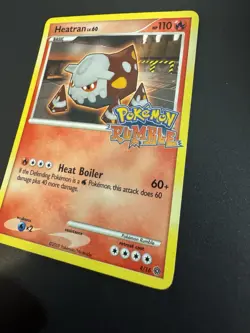 Pokemon Rumble Heatran LV 60 TCG Card 2009 Holo Stamped 4/16 - Image 3