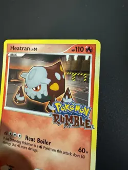 Pokemon Rumble Heatran LV 60 TCG Card 2009 Holo Stamped 4/16 - Image 4