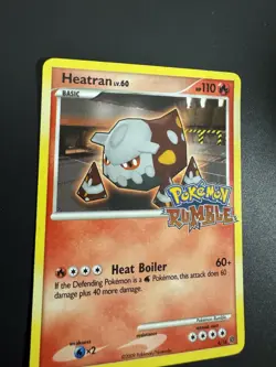 Pokemon Rumble Heatran LV 60 TCG Card 2009 Holo Stamped 4/16 - Image 5
