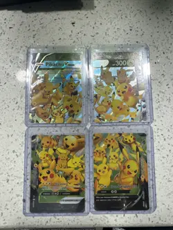 Pikachu V-Union SWSH139-142 Pokemon Celebrations Promo 4 Card Set - Image 1