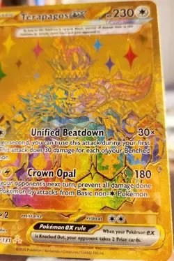 (ERROR CARD HOLO/TEXTURE SHIFT) Terapagos EX 180/131 - Prismatic Evolutions (NM) - Image 4