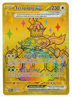 (ERROR CARD HOLO/TEXTURE SHIFT) Terapagos EX 180/131 - Prismatic Evolutions (NM) - Image 5