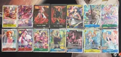 One Piece EB03 Heroines Edition 14 Card Lot Nami, Boa, Vivi, Uta and More NM! - Image 1