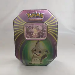 Pokemon Trading Card Game Mighty Mysterious Tin Kit Mimikyu by Pokemon Co. - Image 1