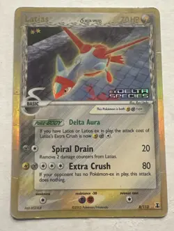 Pokemon TCG Latias EX Delta Species Holo Rare Card 8/113 - Image 1