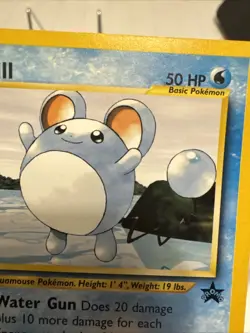 2000 Pokemon TCG Neo Genesis Black Star Promos Marill #29 Vintage Card - Image 3