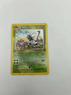 Pokemon Card 1st Edition Butterfree 33/64 Jungle Regular - Image 1