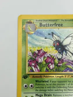 Pokemon Card 1st Edition Butterfree 33/64 Jungle Regular - Image 2
