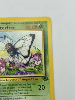 Pokemon Card 1st Edition Butterfree 33/64 Jungle Regular - Image 3