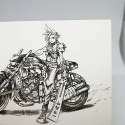 136 Cloud Strife Final fantasy Ⅶ Yoshitaka Amano illust Card Dass masters - Image 3