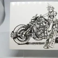 136 Cloud Strife Final fantasy Ⅶ Yoshitaka Amano illust Card Dass masters - Image 4