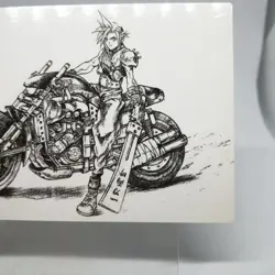 136 Cloud Strife Final fantasy Ⅶ Yoshitaka Amano illust Card Dass masters - Image 5