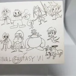 139 Characters Final fantasy Ⅶ Yoshitaka Amano illust Card Dass masters JAPAN - Image 5