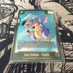 Son Gohan: Youth FB08-056 R+ Holo Foil Dragon Ball Super Card Game - Image 1