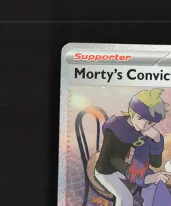 Morty's Conviction 211/162 Temporal Forces Full Art SIR Rare Pokemon Card NM - Image 3