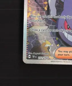 Morty's Conviction 211/162 Temporal Forces Full Art SIR Rare Pokemon Card NM - Image 5