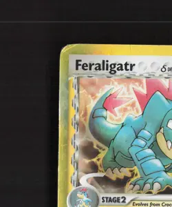 Feraligatr δ 2/101 EX Dragon Frontiers Holo Rare Pokemon Card DMG - Image 3