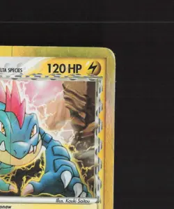 Feraligatr δ 2/101 EX Dragon Frontiers Holo Rare Pokemon Card DMG - Image 4