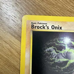 Brock's Onix 21/132 Rare Gym Heroes Pokemon Card Near Mint - Image 2