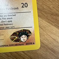 Brock's Onix 21/132 Rare Gym Heroes Pokemon Card Near Mint - Image 4