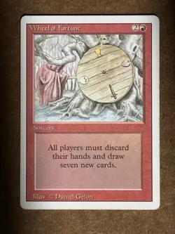 MTG Wheel of Fortune Revised Edition - Great Condition - Image 1