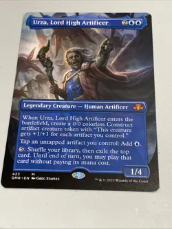 Urza, Lord High Artificer (Borderless) Dominaria Remastered Regular - Image 1