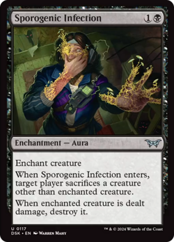 Sporogenic Infection [Duskmourn: House of Horror] Magic MTG - Image 1