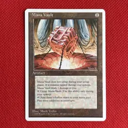 MTG {Mana Vault} 4th Edition Reg Rare #334 NM/Unplayed *Free Ship* - Image 1