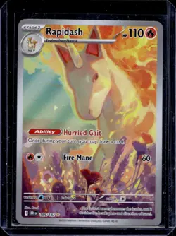 2025 Pokemon Destined Rivals Rapidash #189/182 - Image 1