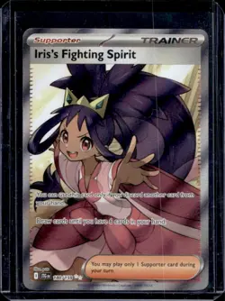 2025 Pokemon Journey Together Iris's Fighting Spirit #180/159 - Image 1
