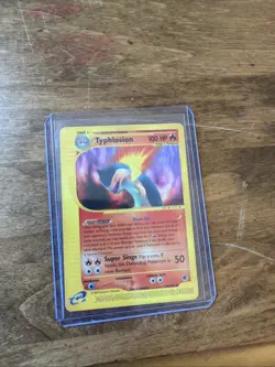 Typhlosion 65/165 Expedition Base Set Regular Rare 100 HP Pokemon Card - Image 1