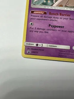 Pokemon TCG Mew SM215 Sun & Moon Black Star Promo Cosmos Holo - Image 5