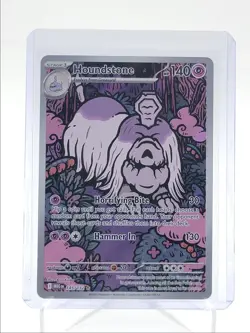 HOUNDSTONE 2025 POKEMON MEGA EVOLUTION ILLUSTRATION RARE A 145/132 Q5542 - Image 1