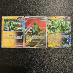 x3 Iron Thorns pokemon SIR EX HOLO mixed lot - Image 1