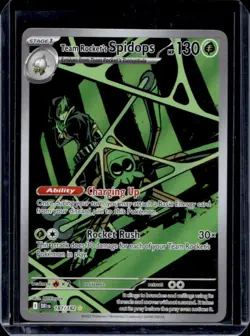 2025 Pokemon Destined Rivals Team Rocket's Spidops #187/182 - Image 1