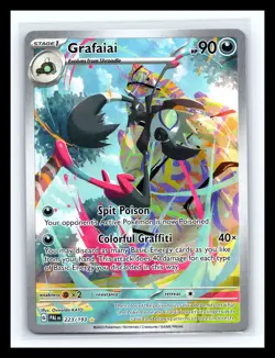 💥 Grafaiai 223/193- SV02: Paldea Evolved - Illustration Rare - Pokemon TCG HOLO - Image 1