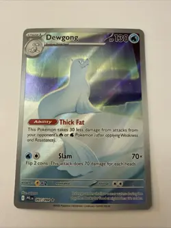 Pokemon TCG Dewgong 97/94 Illustration Rare Phantasmal Flames 2025 NM - Image 1