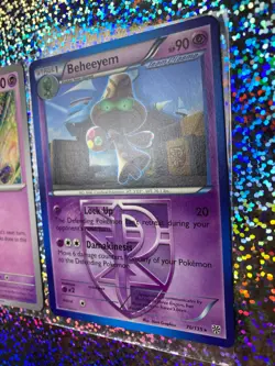 Pokemon TCG Regular: Plasma Storm 70/135 Beheeyem; Noble Victories 55/101 Elgyem - Image 3