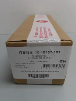 2025 Pokemon Scarlet Violet Destined Rivals Factory Sealed Booster Box Case - Image 1