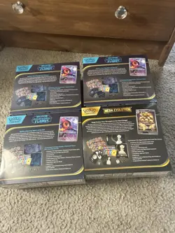 Pokemon Mega Evolution/Phantasmal Flames ETB SEALED New LOT X4 - Image 5