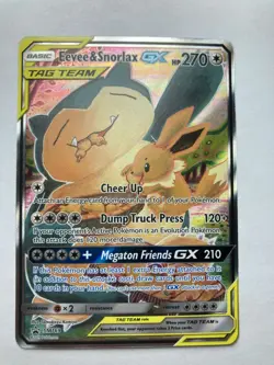 Pokemon Tag Team Promo Lot - Lucario & Melmetal GX 192 - Snorlax & Eevee GX 169 - Image 5