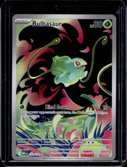 2025 Pokemon Mega Evolution Bulbasaur Illustration Rare #133/132 - Image 1